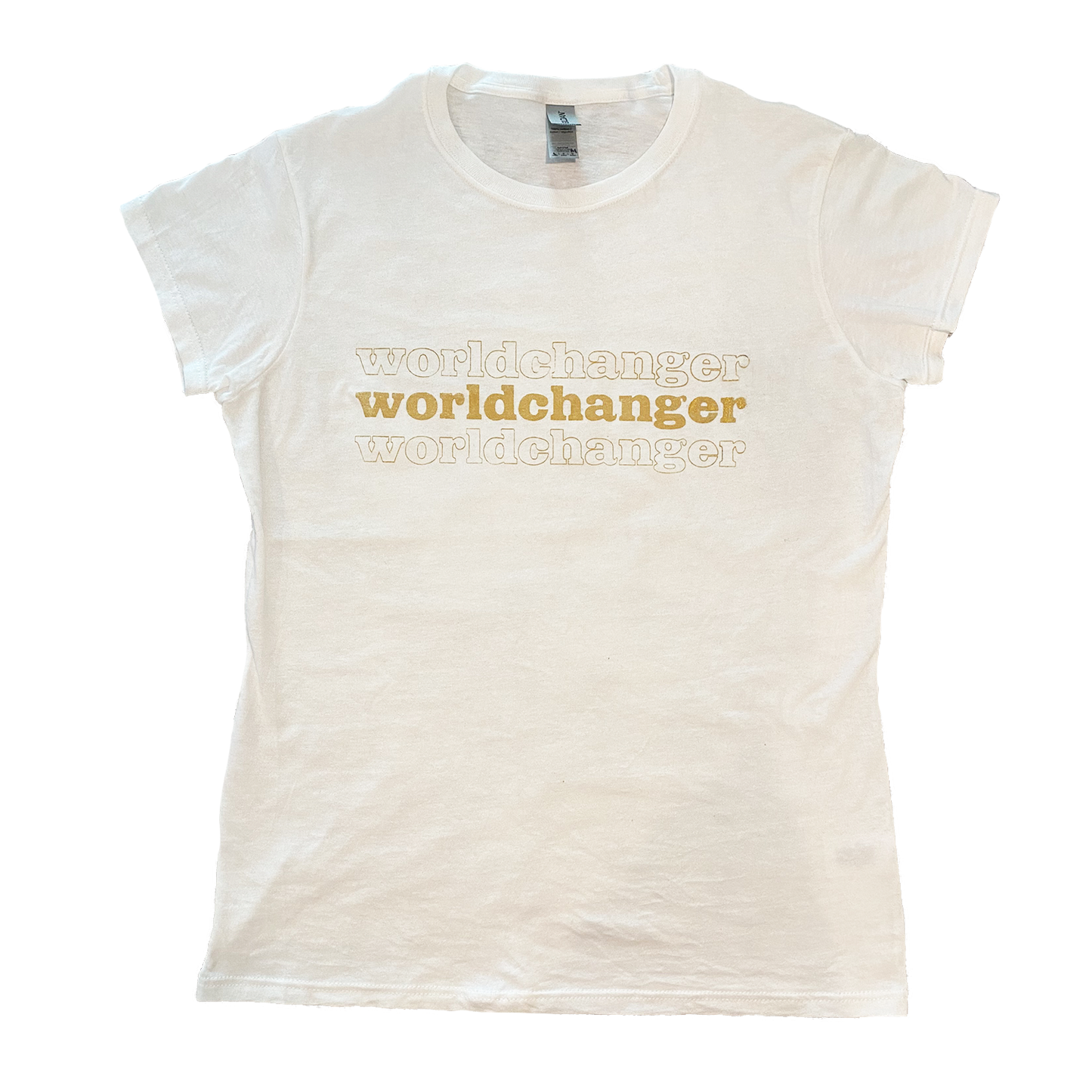Worldchanger Women's T- Shirt (gold)