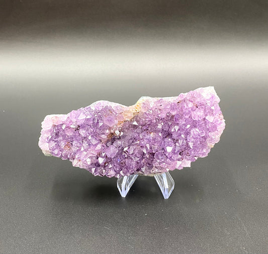 Follow Your Intuition: "Take the Next Right Step" Amethyst Druzy Plate