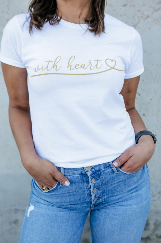 With Heart Women's T-Shirt