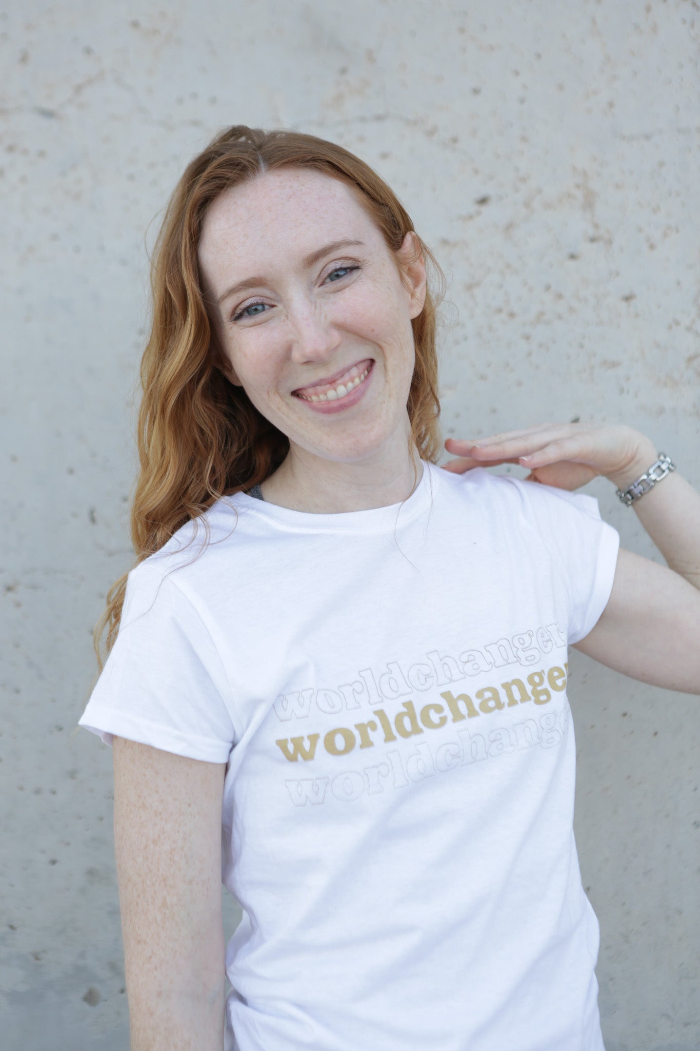 Worldchanger Women's T- Shirt (gold)